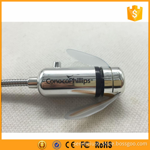 Fashionable advertising usb driver led message fan for promo gift
